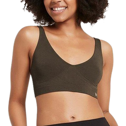 Boody Seamfree Crop Bra - Dark Olive
