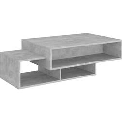 vidaXL Engineered Wood Concrete Grey Soffbord 55x105cm