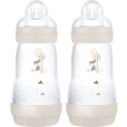 Mam Easy Start Anti-colic Bottle 260ml 2-pack Natural