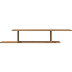 vidaXL Wall Mounted Artisan Oak TV-bänk 125x23cm