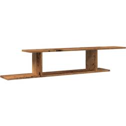 vidaXL Wall Mounted Aged Wood TV-bord 125x23cm