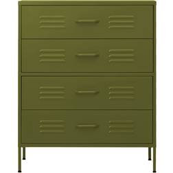 vidaXL 336198 Olive Green Byrå 80x101.5cm