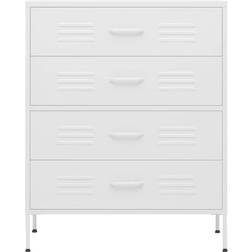 vidaXL 336206 White Kommode 80x101.5cm