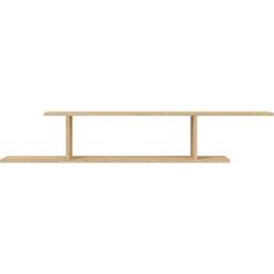 vidaXL Wall Mounted Sonoma Oak TV-bord 125x23cm
