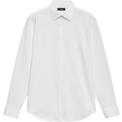 Theory Sylvain Structured Knit Shirt - White
