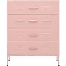 vidaXL 336202 Pink Kommode 80x101.5cm
