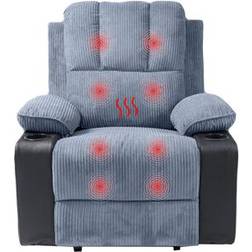 Rosalind Wheeler Aayansh Upholstered Recliner Heated Massage Chair