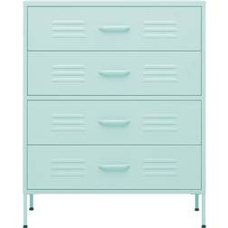 vidaXL 336203 Mint Green Byrå 80x101.5cm