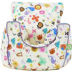 Bean Lazy Cotton Party Animals Bag Arm Chair Light Beige
