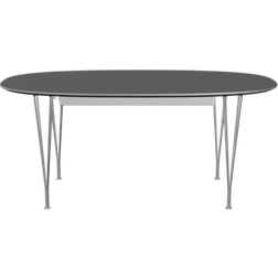 Fritz Hansen Superellipse B620 Grey Bromo/Matt Bright Dining Table 100x270cm