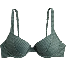 H&M Push Up Bikini Top - Dusty Green