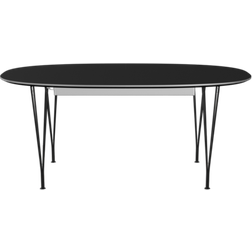 Fritz Hansen Superellipse B620 Black/Matt Black Dining Table 100x270cm