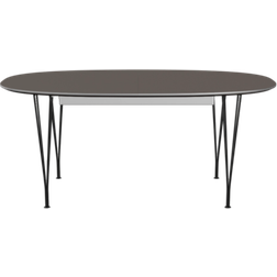 Fritz Hansen Superellipse B620 Grey/Matt Black Dining Table 100x270cm