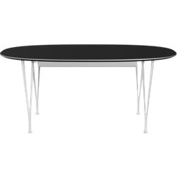 Fritz Hansen Superellipse B620 Black/Matt White Dining Table 100x270cm
