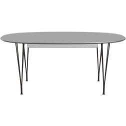 Fritz Hansen Superellipse B620 Grey Efeso/Matt Brown Bronze Spisebord 100x270cm
