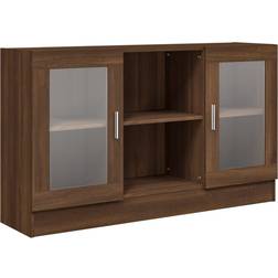 vidaXL Display Brown Oak Förvaringsskåp 120x70cm