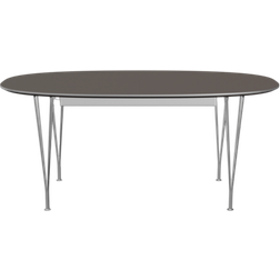 Fritz Hansen Superellipse B620 Grey/Matt Bright Matbord 100x270cm