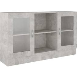 vidaXL Display Concrete Grey Storage Cabinet 120x70cm