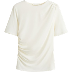 H&M Draped Top - White