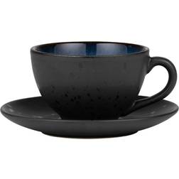 Bitz Black/Dark Blue Tea Cup 24cl