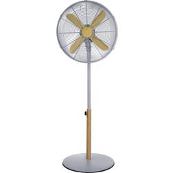 Russell Hobbs Pedestal Fan 16" Grey/Brown
