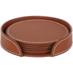 Ørskov Round Cognac Coaster 11cm 6pcs