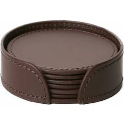 Ørskov Round Brown/Brown Glasbrik 11cm 6stk