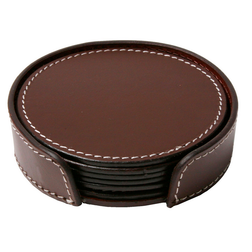 Ørskov Round Chocolate Glasunderlägg 11cm 6st