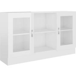vidaXL Display Glossy White Förvaringsskåp 120x70cm
