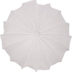 Watt & Veke Anna Linen White Ceiling Flush Light ∅ 60cm