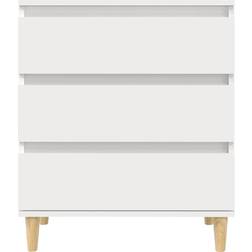 vidaXL 823040 White Byrå 60x70cm