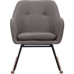 vidaXL Fabric Light Grey Gungstol 79cm