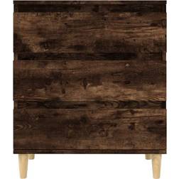 vidaXL 823045 Smoked Oak Chest of Drawer 60x70cm