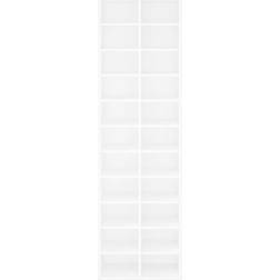 vidaXL 800369 White Shoe Rack 54x183cm