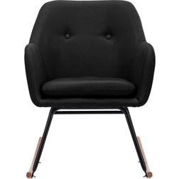 vidaXL Fabric Black Gungstol 79cm