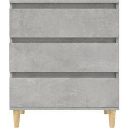 vidaXL 823044 Concrete Gray Kommode 60x70cm
