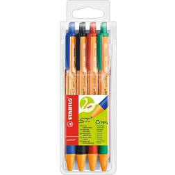 Stabilo Penna A Sfera A Scatto Pointball 1.0 mm 4 Pcs