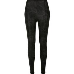 Urban Classics Faux Leather Pants - Black