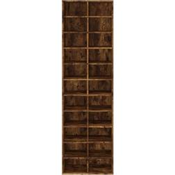 vidaXL 815300 Smoked Oak Shoe Rack 54x183cm