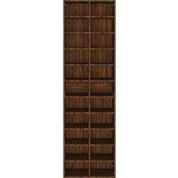 vidaXL 815302 Brown Oak Look Shoe Rack 54x183cm