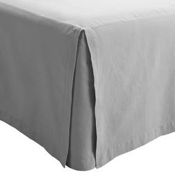 Borganäs Half Panama Valance Sheet Grey (200x140cm)