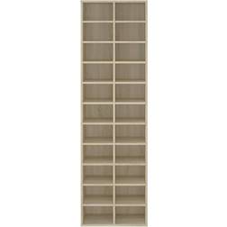 vidaXL 800372 Sonoma Oak Shoe Rack 54x183cm
