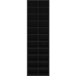 vidaXL 800370 Black Shoe Rack 54x183cm