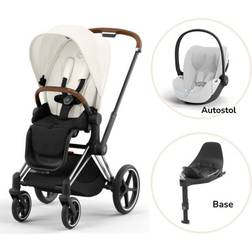 Cybex Priam Off White/Chrome Black (Travel system)