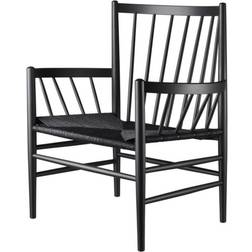 FDB Møbler J82 Black Beech Lounge Chair 82cm