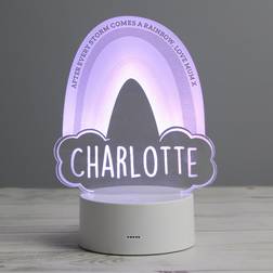 Personalised Memento Company Rainbow LED Colour Changing Night Light