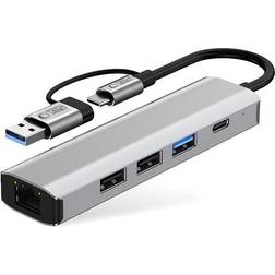Tech-Protect HB03 5-in-1 USB-C Hub Adapter