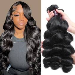 Nadula Long Loose Wave 3 Bundles Real Virgin Hair Extensions
