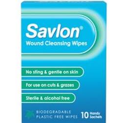 Savlon Wound Cleansing Wipes X10 10 Pack