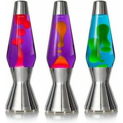 Mathmos Astro Silber Violett Rot Lavalampe